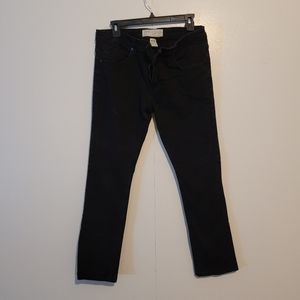 ALEXANDER JULIAN STRETCH DENIM black jeans 32 x 30.
